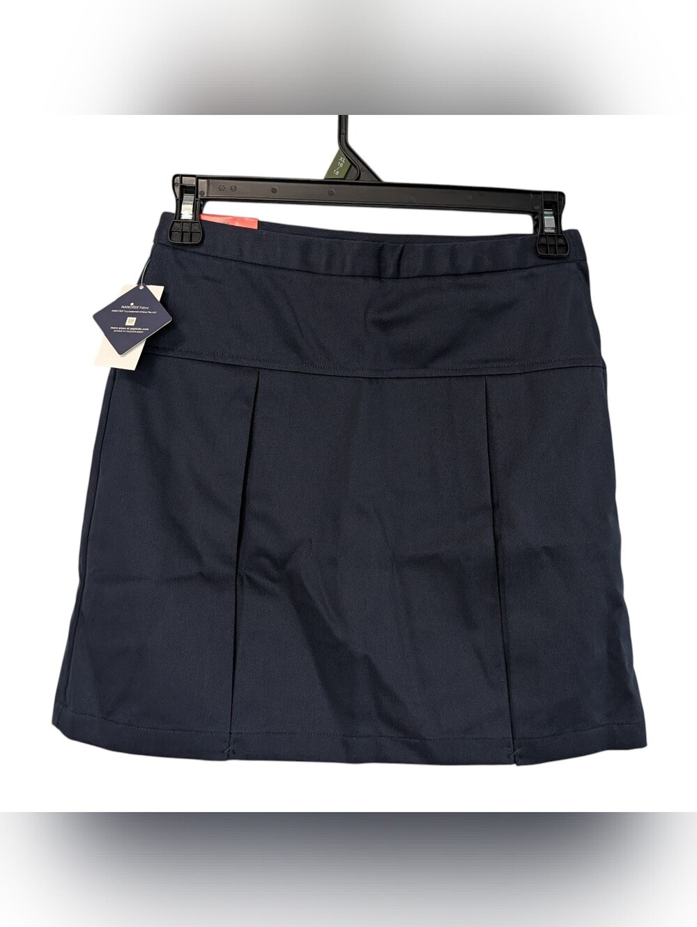 gap kids size 10 navy blue uniform school pleated skirt with shorts preppy y2k
